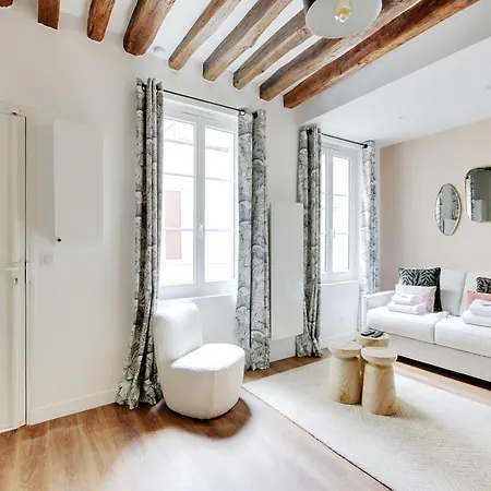 Magnificent Cocoon In The Heart Of Marais Parigi